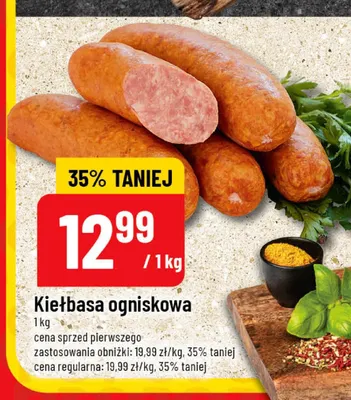 Kiełbasa ogniskowa promocja w POLOmarket