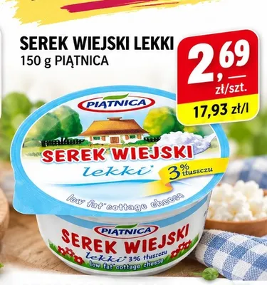 Serek wiejski lekki Piątnica promocja w emma MARKET