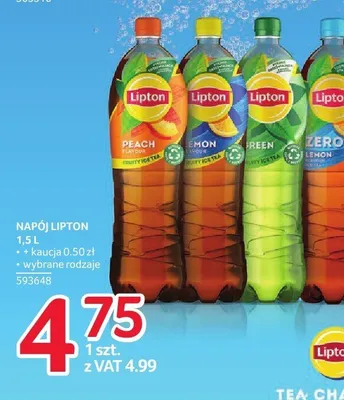 Napój Lipton Ice Tea brzoskwiniowy promocja w Selgros