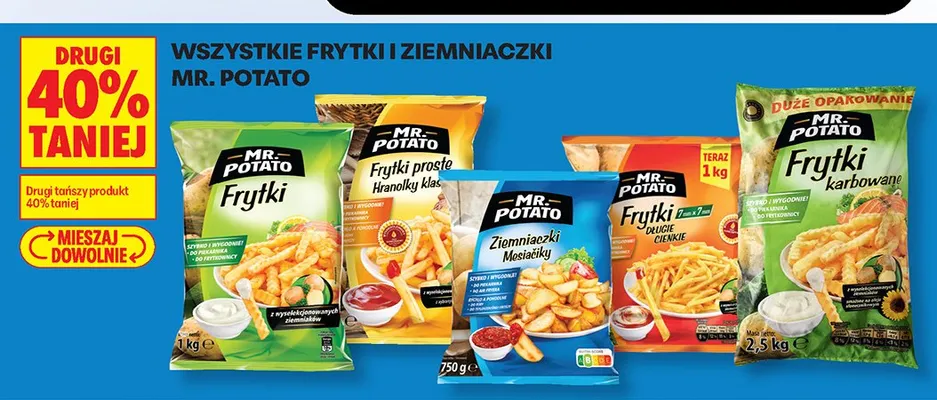 Ziemniaczki Księżyce Mr. Potato promocja w Biedronka