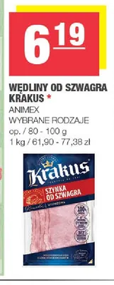 Wędliny Od Szwagra Krakus promocja w SPAR