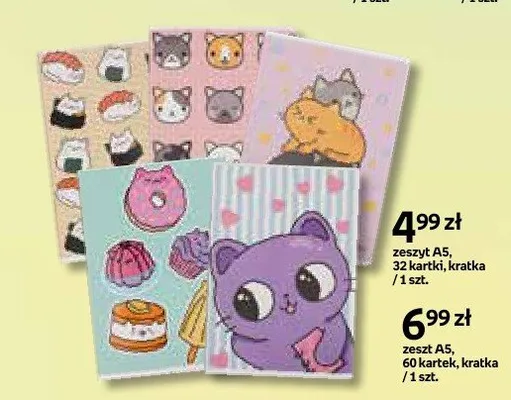 Zeszyt A5 32 kartki kratka promocja w Empik