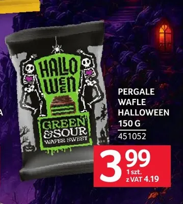 Wafle Halloween Pergale promocja w Selgros
