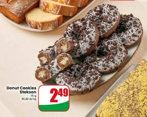 Donut Cookies Stokson promocja w Dino