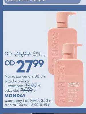 Szampon MONDAY promocja w Super-Pharm