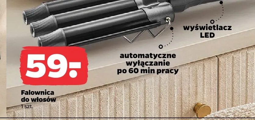 Falownica do włosów Lafe promocja w Netto