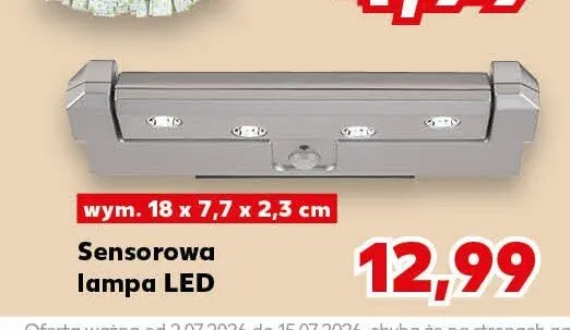 Sensorowa lampa LED promocja w Kaufland