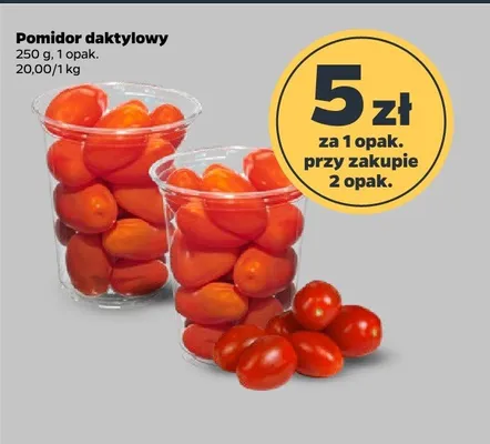 Pomidor daktylowy promocja w Netto