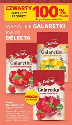 Galaretki marki Delecta promocja w Kaufland
