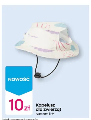 Kapelusz dla zwierząt rozmiary: S-M promocja w Pepco