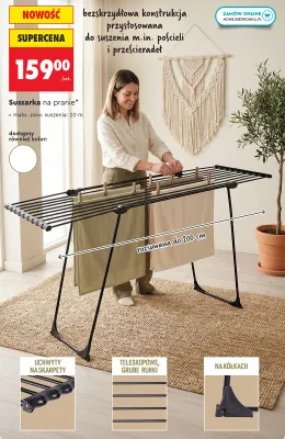 Suszarka na pranie promocja w Biedronka