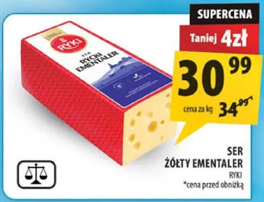 Ser żółty Ementaler promocja w Arhelan