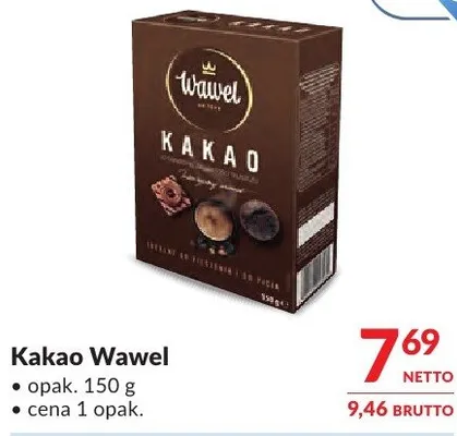 Kakao Wawel promocja w Makro