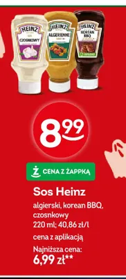 Sos Heinz korean BBQ promocja w Żabka