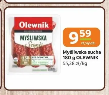 Kiełbasa myśliwska sucha Olewnik promocja w Gama