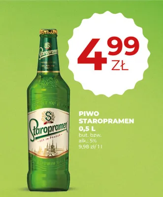 Piwo Staropramen promocja w Duży Ben
