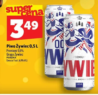 Piwo bezalkoholowe Żywiec promocja w TOPAZ