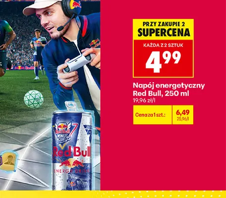 Napój energetyczny Red Bull promocja w Biedronka