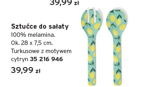Sztućce do sałaty promocja w Tchibo