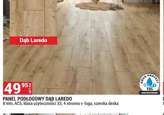 Panel podłogowy Dąb Laredo Classen promocja w Merkury Market