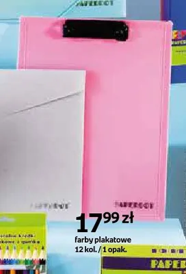 Farby plakatowe 12 kol. PAPERDOT promocja w Empik