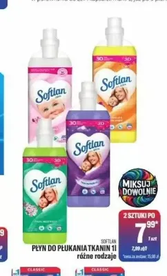 Płyn do płukania tkanin Softlan 1l promocja w Tomi Markt