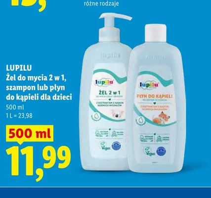 Żel do mycia 2 w 1 dla dzieci Lupilu promocja w Lidl