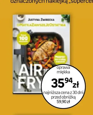 Książka Air Fry Justyna Żwilecka promocja w Empik