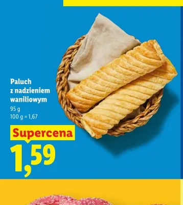 Paluch z nadzieniem waniliowym promocja w Lidl