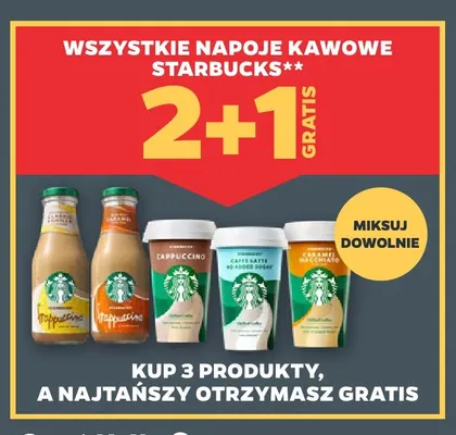 Napój kawowy Starbucks Caffè Latte No Added Sugar promocja w Netto