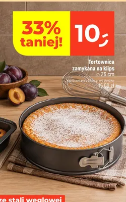 Tortownica zamykana na klips Ø26 cm ze stali węglowej promocja w Dealz