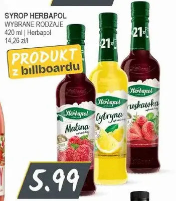 Syrop Herbapol promocja w Słoneczko
