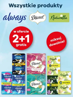Wkładki higieniczne Discreet Normal promocja w Stokrotka
