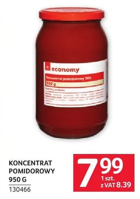 Koncentrat pomidorowy 950 g promocja w Selgros