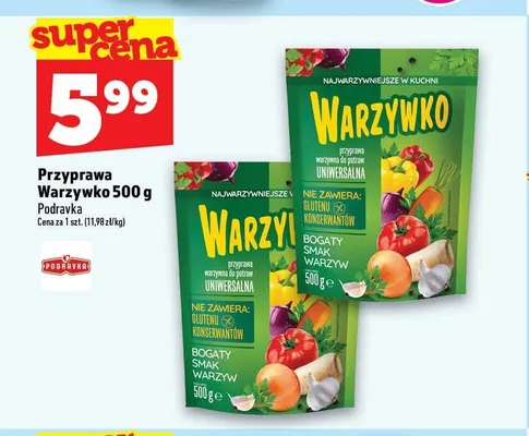 Przyprawa Warzywko Podravka promocja w TOPAZ