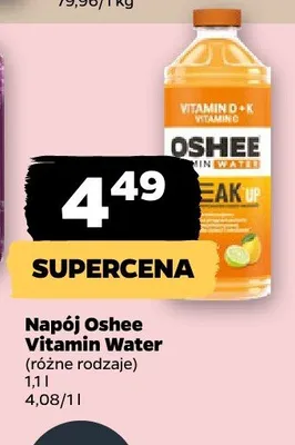 Napój Oshee Vitamin Water promocja w Netto