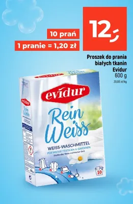 Proszek do prania białych tkanin Rein & Weiss promocja w Dealz