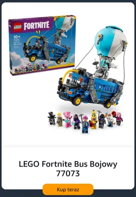Klocki LEGO Fortnite Bus Bojowy 77073 promocja w Amazon