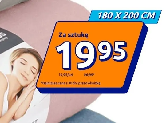 Prześcieradło z gumką Comfibeds 180x200 cm promocja w Action