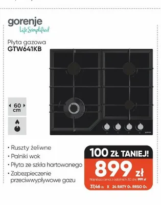 Płyta gazowa Gorenje GTW641KB promocja w Max Elektro
