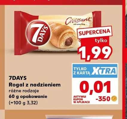 Rogal z nadzieniem 7Days promocja w Kaufland