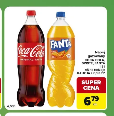 Napój gazowany Fanta Orange promocja w Carrefour Express