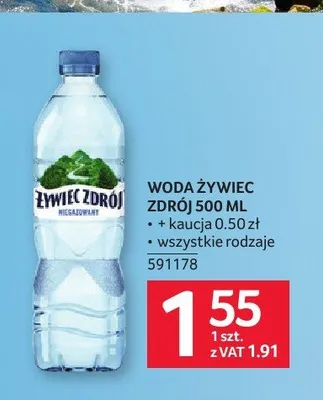 Woda Żywiec Zdrój 500ml promocja w Selgros