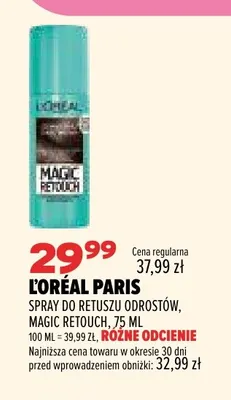Spray do retuszu odrostów Magic Retouch L'Oréal Paris promocja w Drogerie Natura