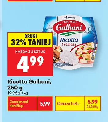 Ricotta Galbani promocja w Biedronka