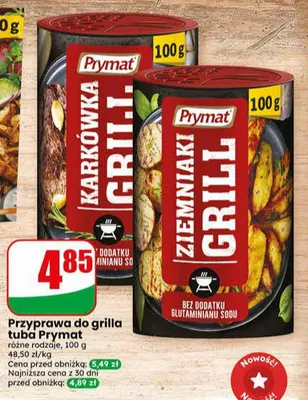 Przyprawa do grilla Ziemniaki Grill tuba Prymat promocja w Dino
