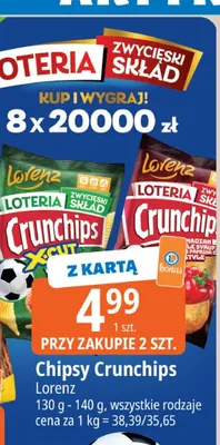 Chipsy Crunchips promocja w Leclerc
