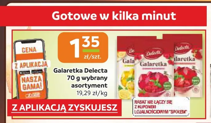 Galaretka Delecta promocja w Społem Częstochowa