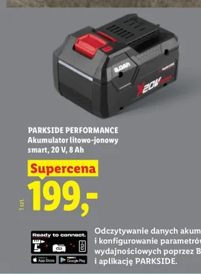Akumulator litowo-jonowy smart Parkside Performance promocja w Lidl