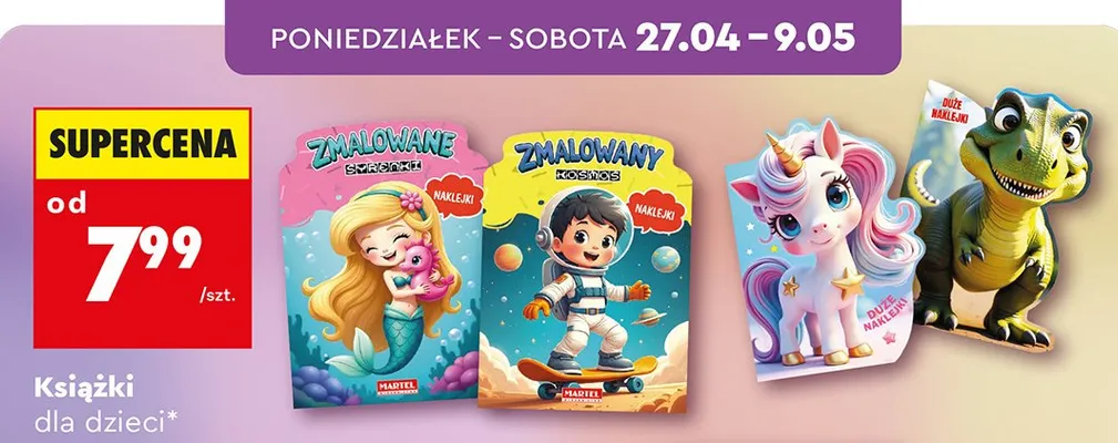 Książki dla dzieci promocja w Biedronka
